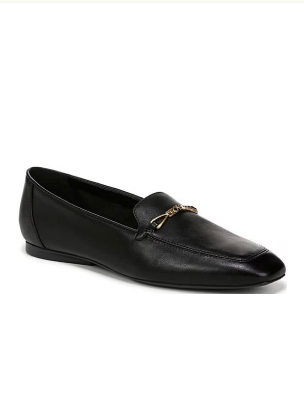 NEW Naturalizer Cecilia Leather Bit Buckle Loafers Black